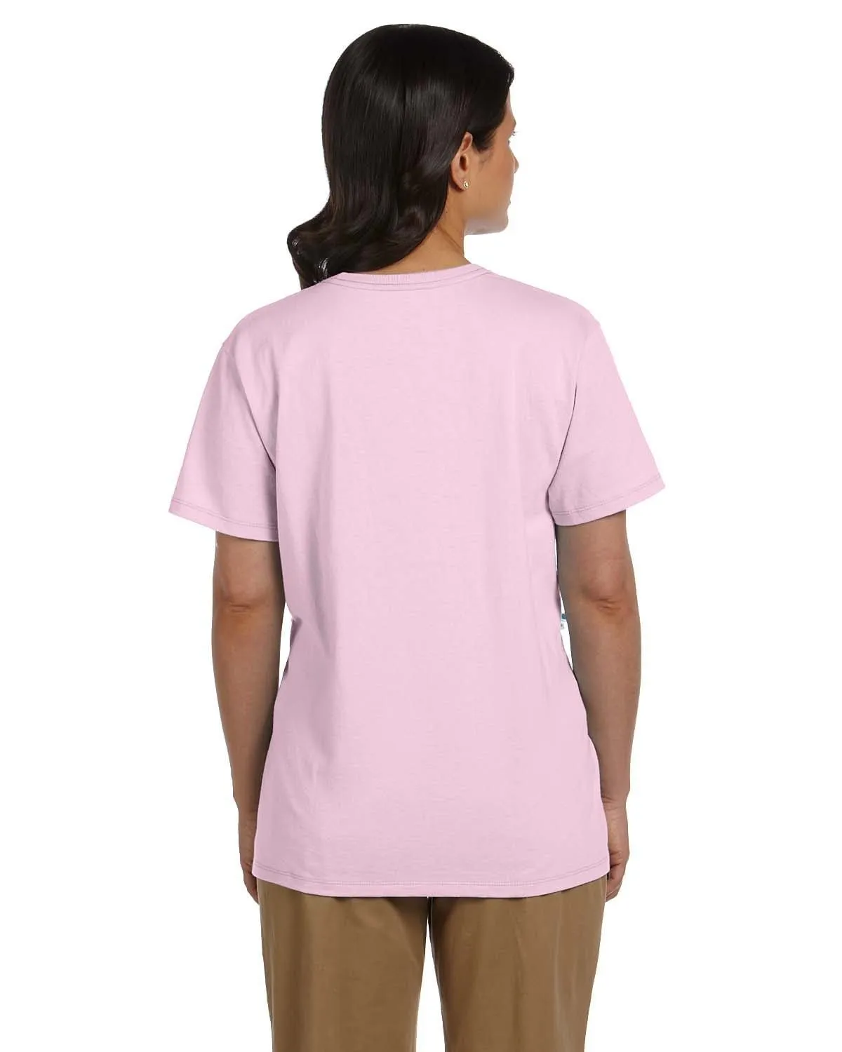 Hanes Ladies ComfortSoft V-Neck Cotton T-Shirt