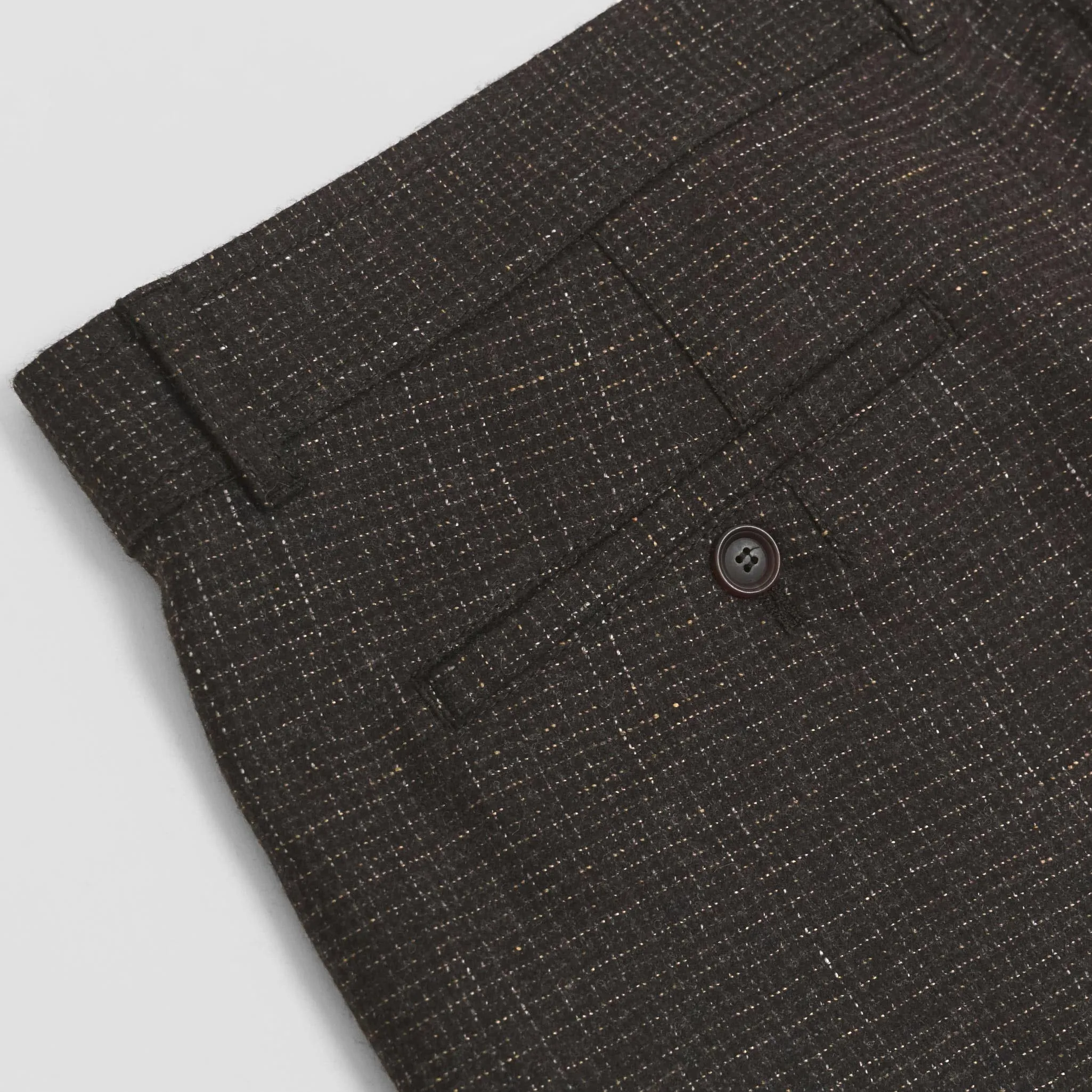 Hansen Regular Fit Wool Blend Pants