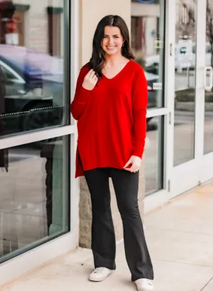 Happy Holidays Red Sweater