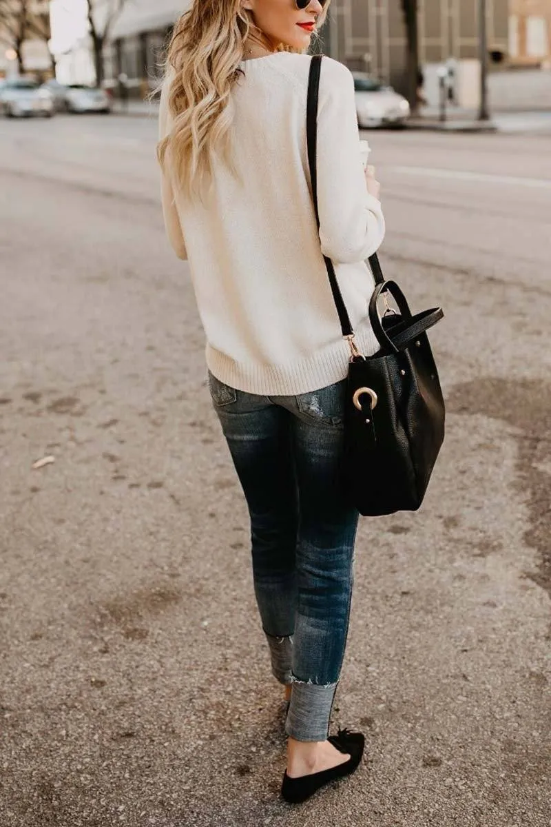 Heart Shaped Sweater 4 Colors