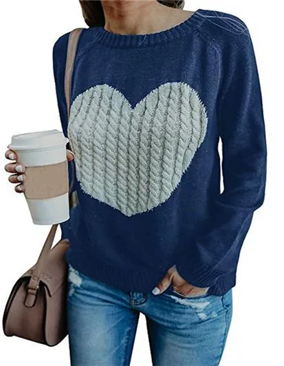 Heart Shaped Sweater 4 Colors