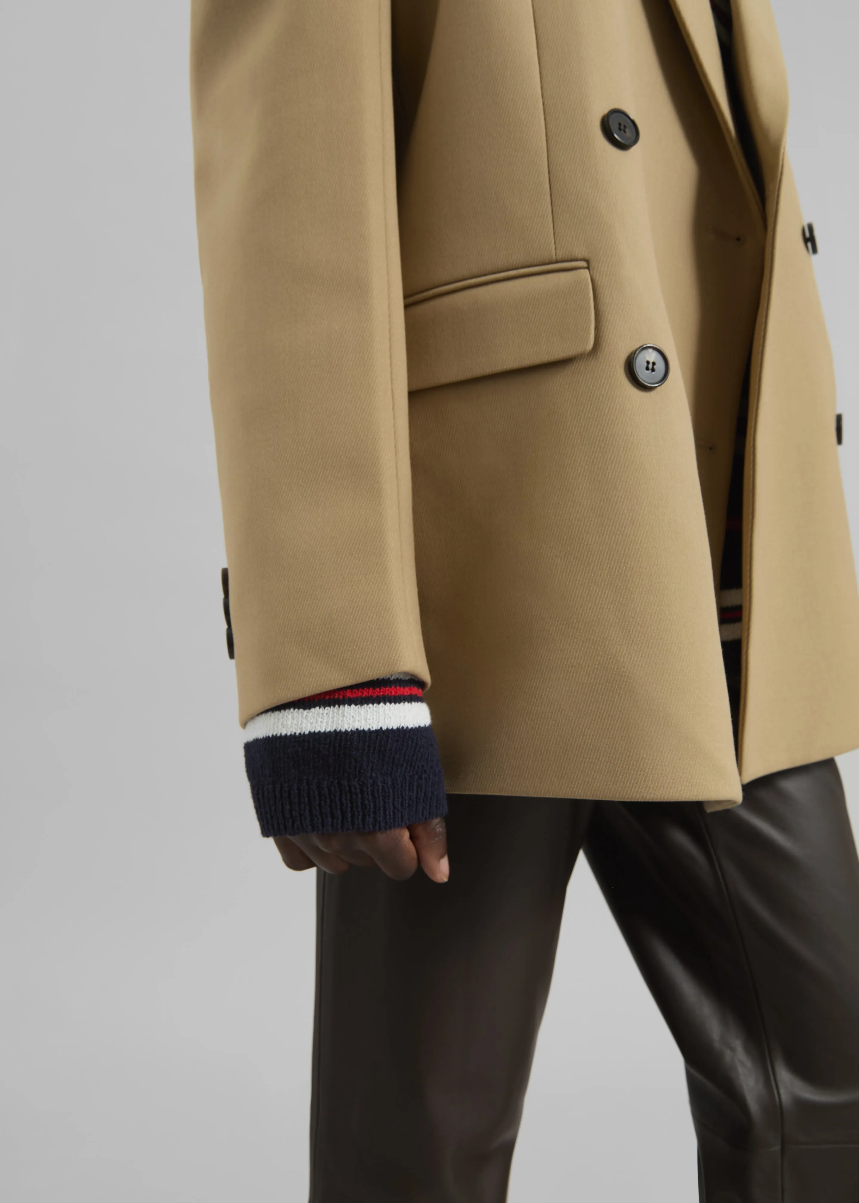 Hisar Boxy Blazer - Camel