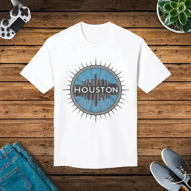 Houston City Skyline Tee Bold Vibes