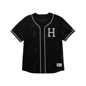 HUF Crackerjack Baseball Jersey Black