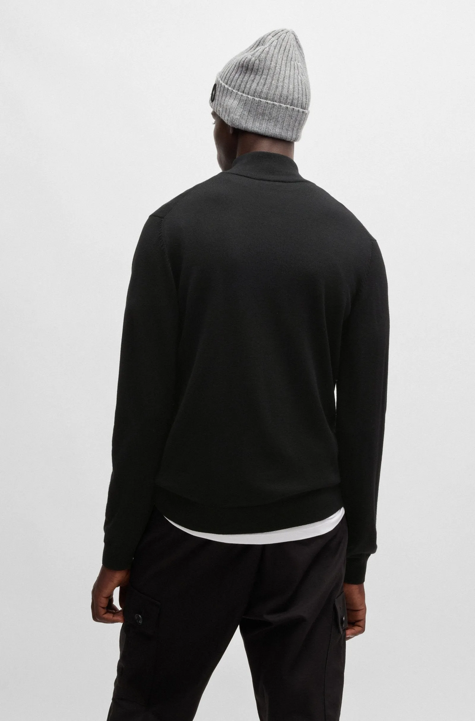 HUGO Sweaters Regular Fit in Wool - SAN QUIRIN-M 10243202 01-50474175