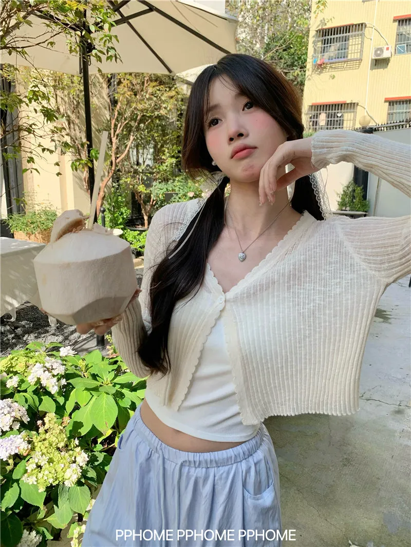ice silk sun cardigan