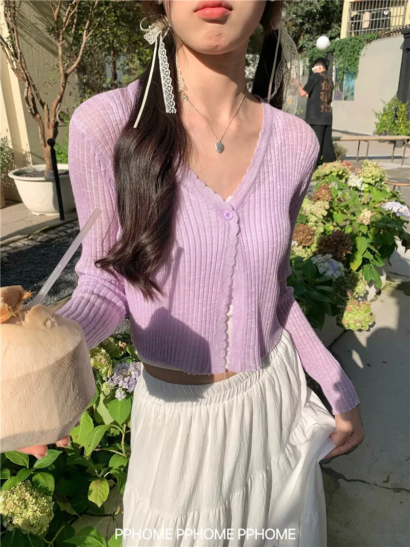ice silk sun cardigan