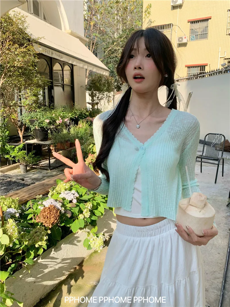 ice silk sun cardigan