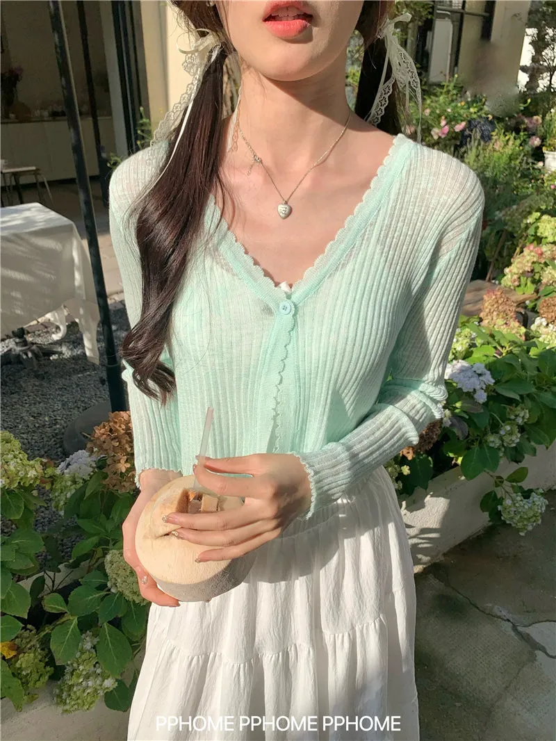 ice silk sun cardigan
