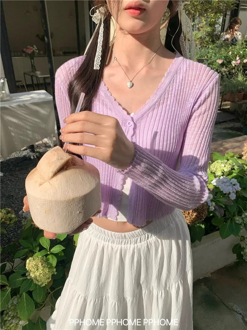 ice silk sun cardigan