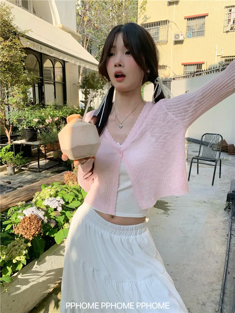 ice silk sun cardigan