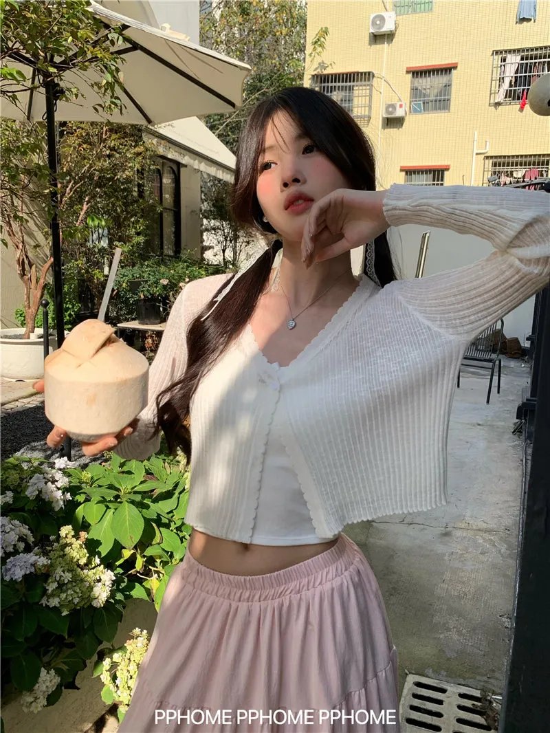 ice silk sun cardigan