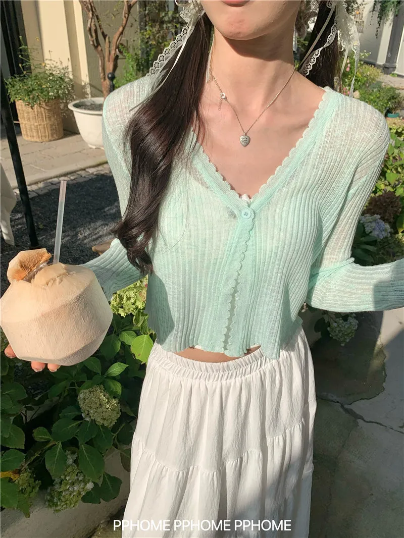 ice silk sun cardigan