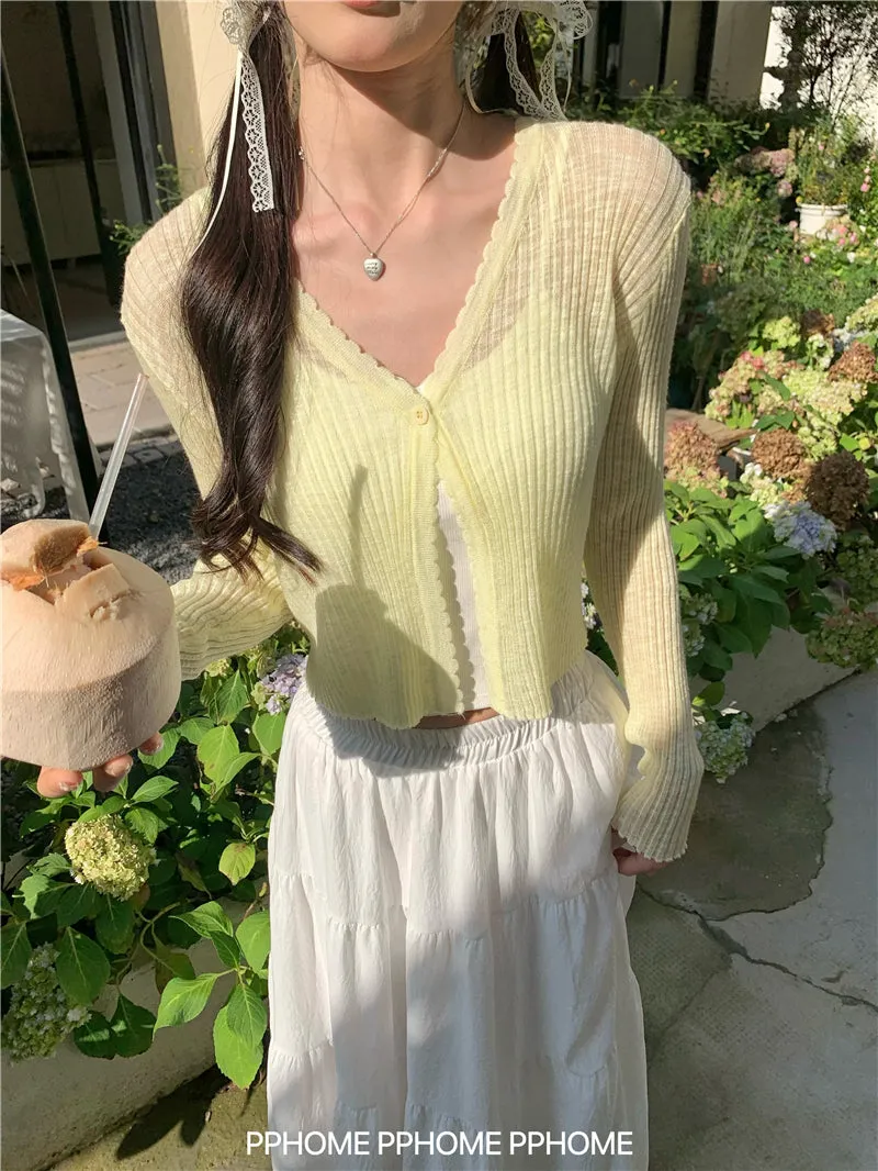 ice silk sun cardigan