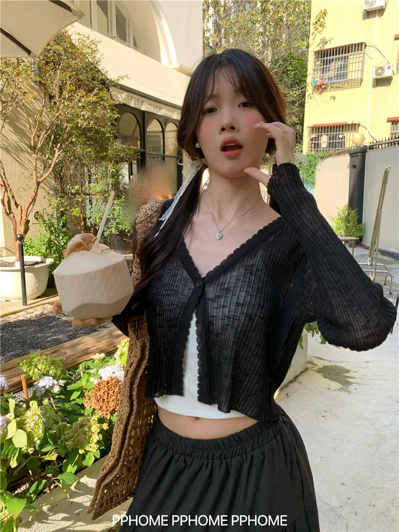 ice silk sun cardigan