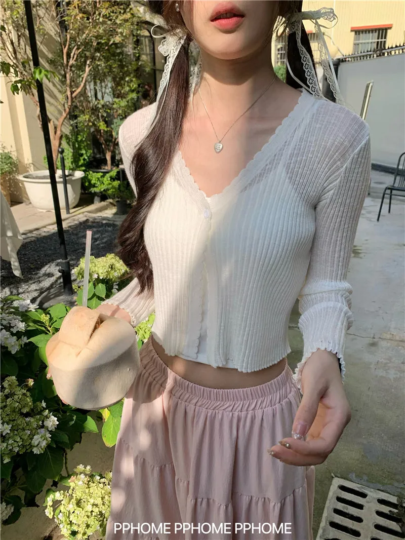 ice silk sun cardigan