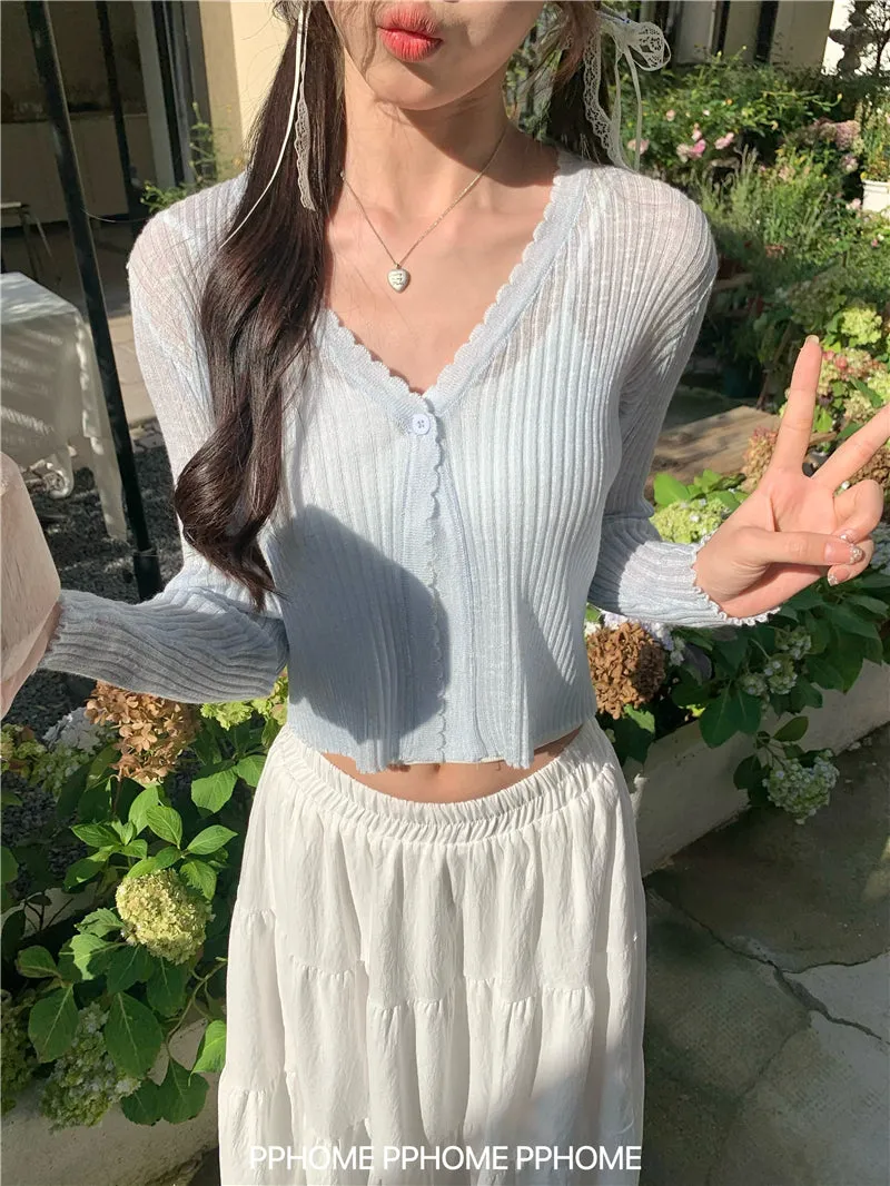 ice silk sun cardigan
