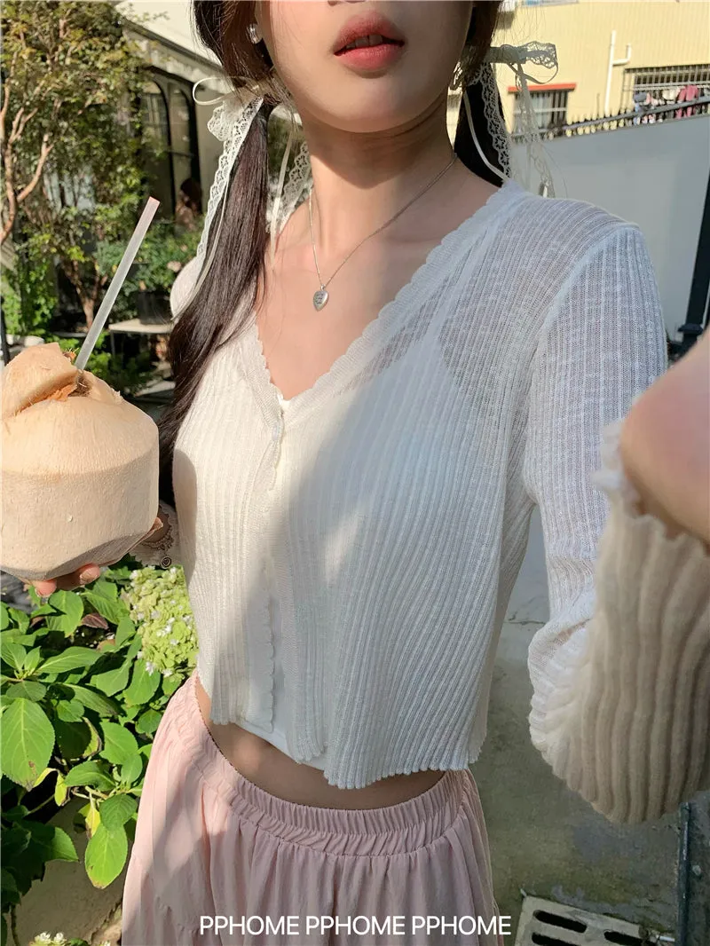 ice silk sun cardigan
