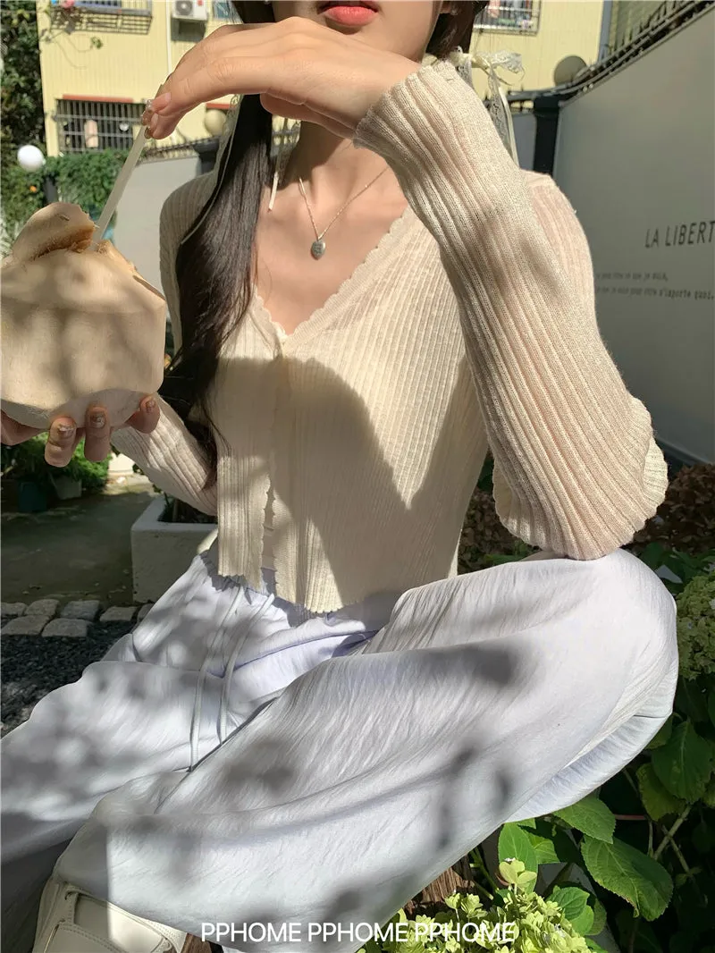 ice silk sun cardigan