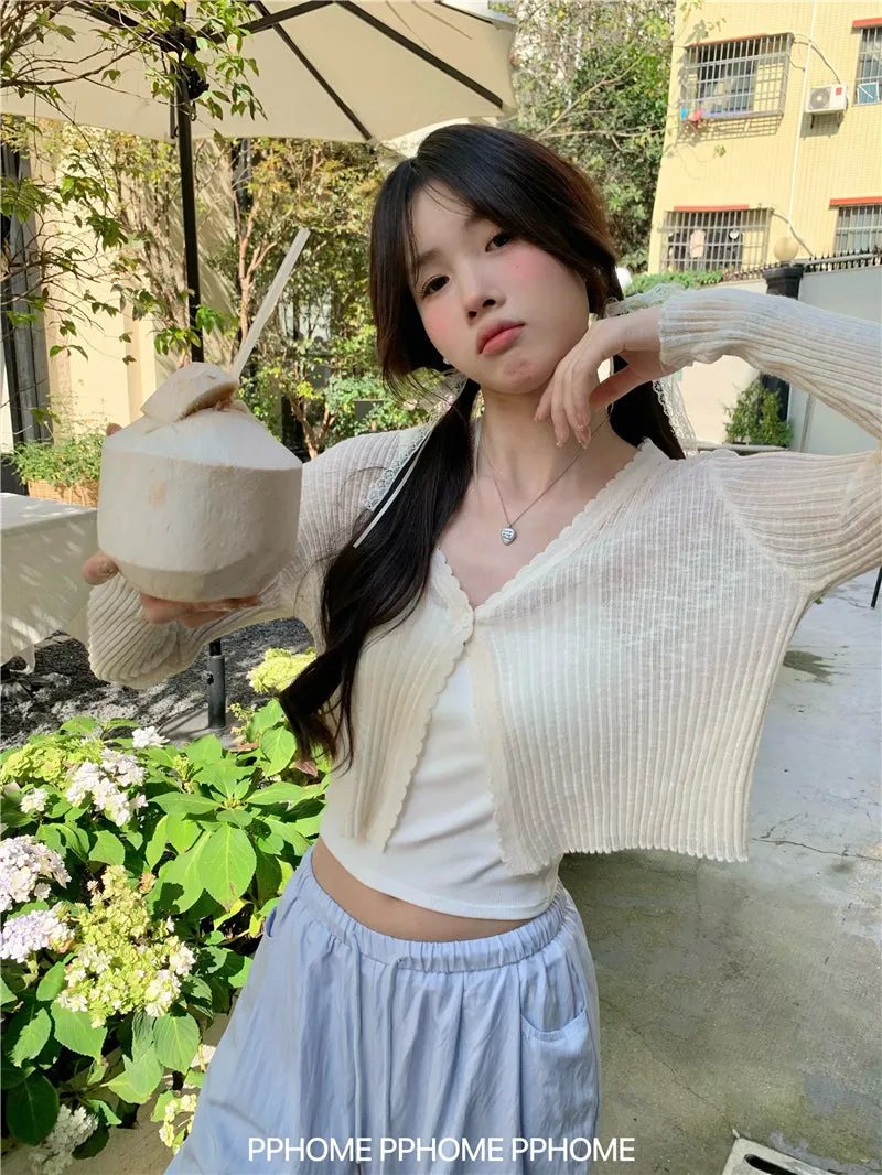 ice silk sun cardigan