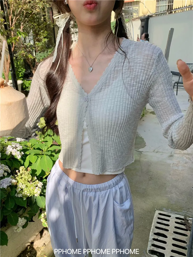 ice silk sun cardigan