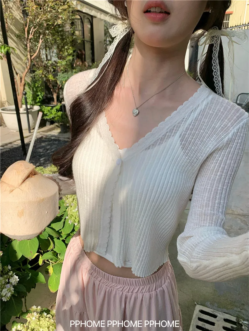 ice silk sun cardigan