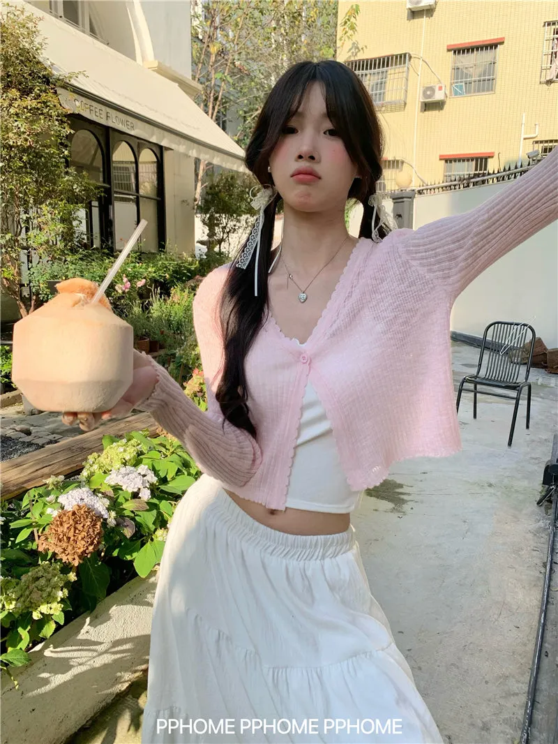 ice silk sun cardigan