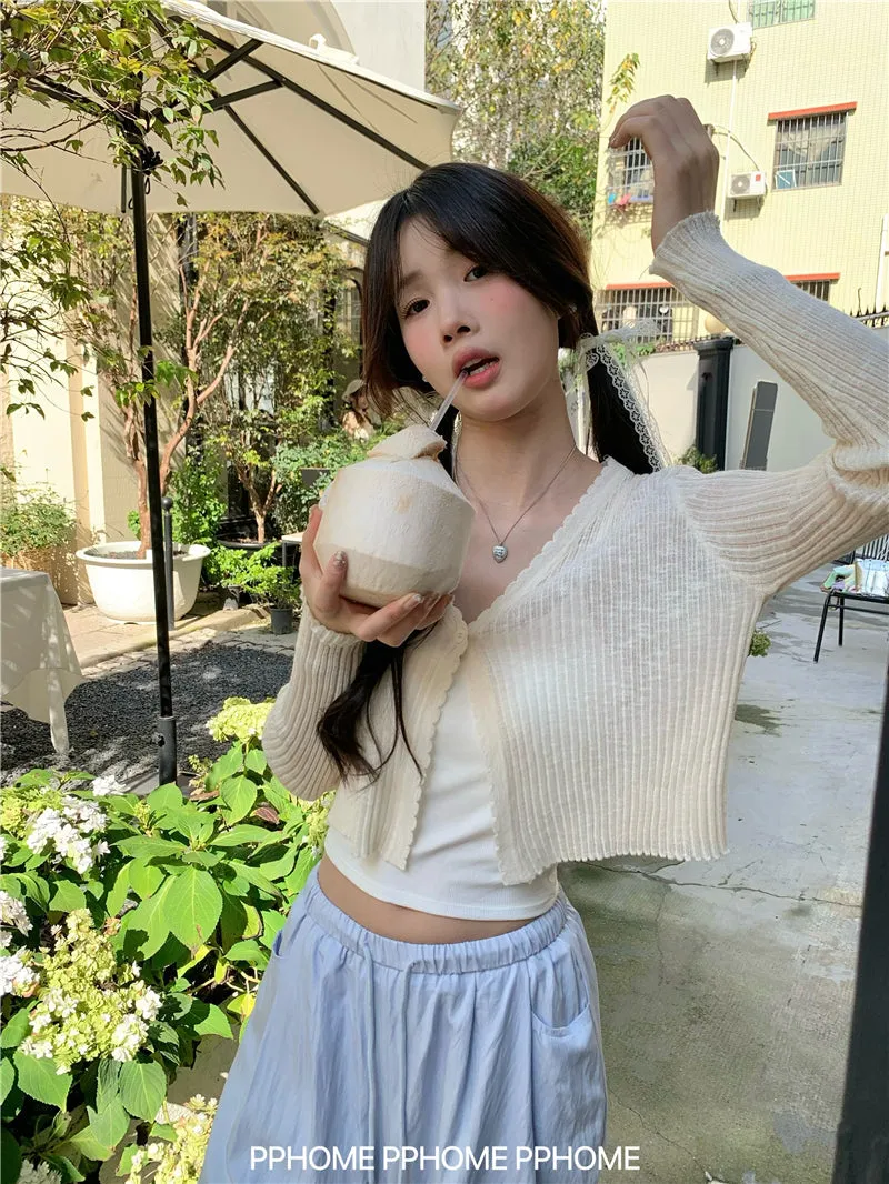 ice silk sun cardigan