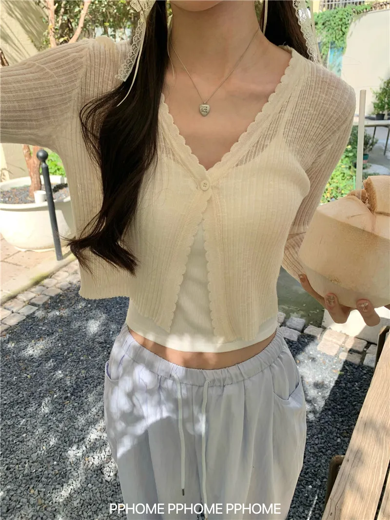 ice silk sun cardigan