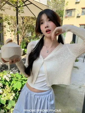 ice silk sun cardigan
