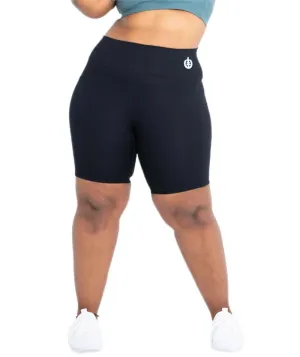 ICONI Women’s Biker Shorts with Pockets, High Waisted Tummy Control, Squat Proof Workout Shorts for Yoga & Weightlifting (US, Alpha, 4X-Large, Plus, Regular, Red)