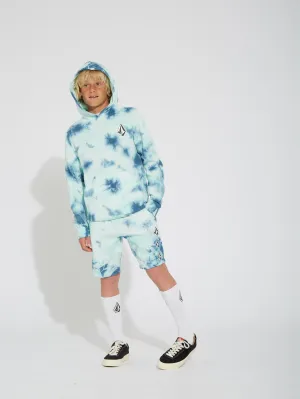 Iconic Stone Plus Fleece Shorts - TEMPLE TEAL - (KINDER)