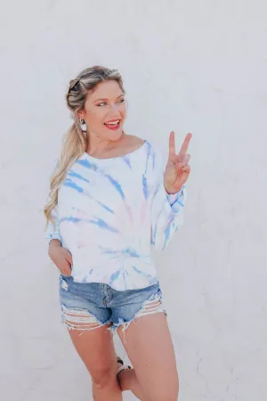 Infused Lavender Crew Neck Crop Top