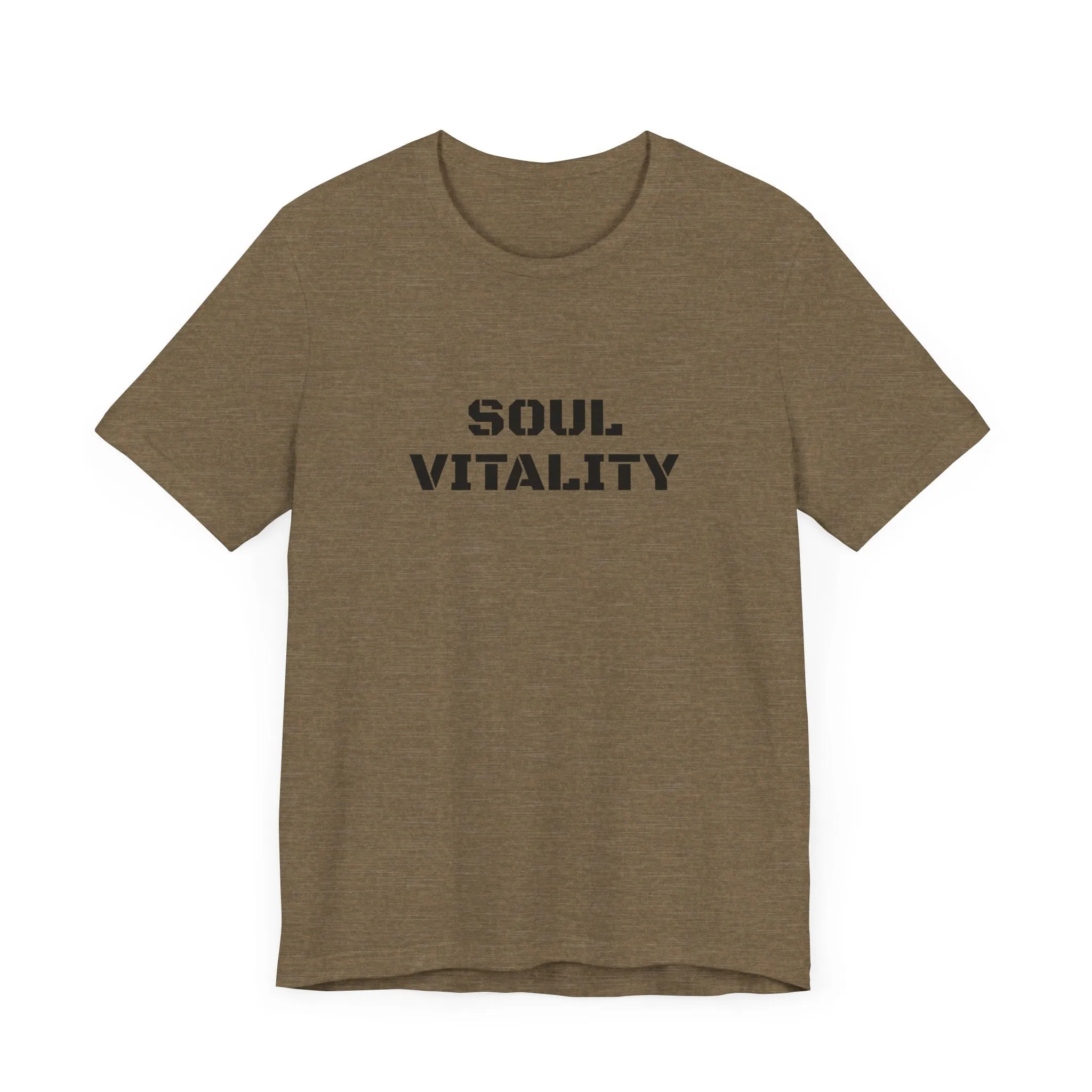Inspirational Gym Shirts - Motivation for Your Workout - SOUL VITALITY - Front