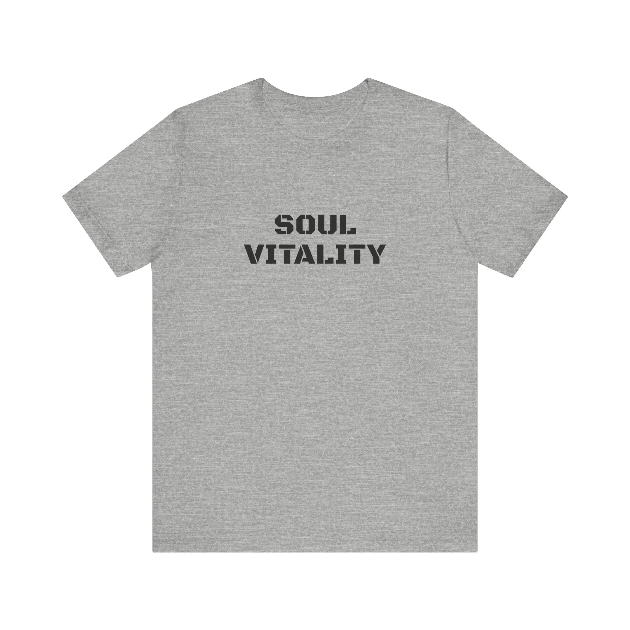 Inspirational Gym Shirts - Motivation for Your Workout - SOUL VITALITY - Front