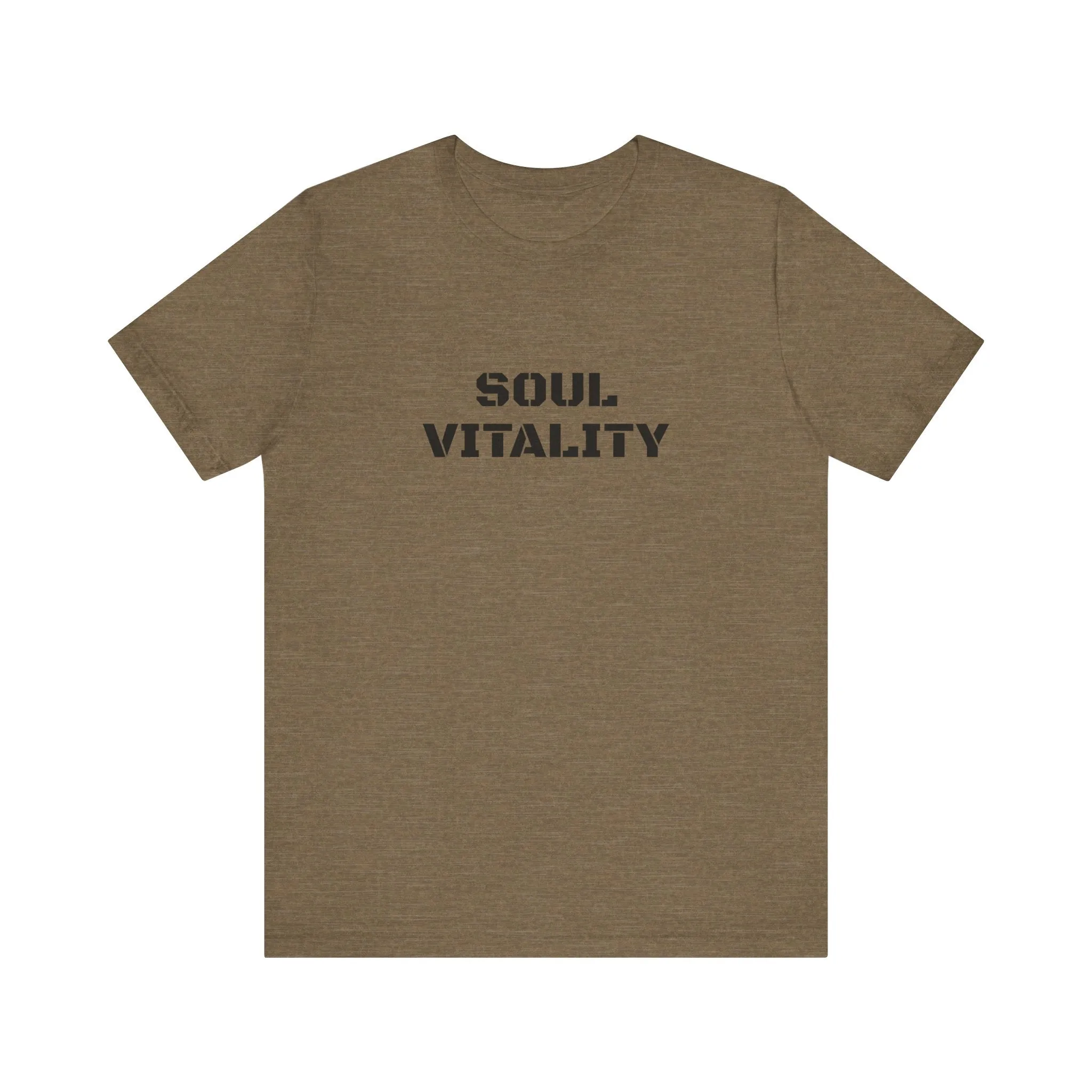 Inspirational Gym Shirts - Motivation for Your Workout - SOUL VITALITY - Front