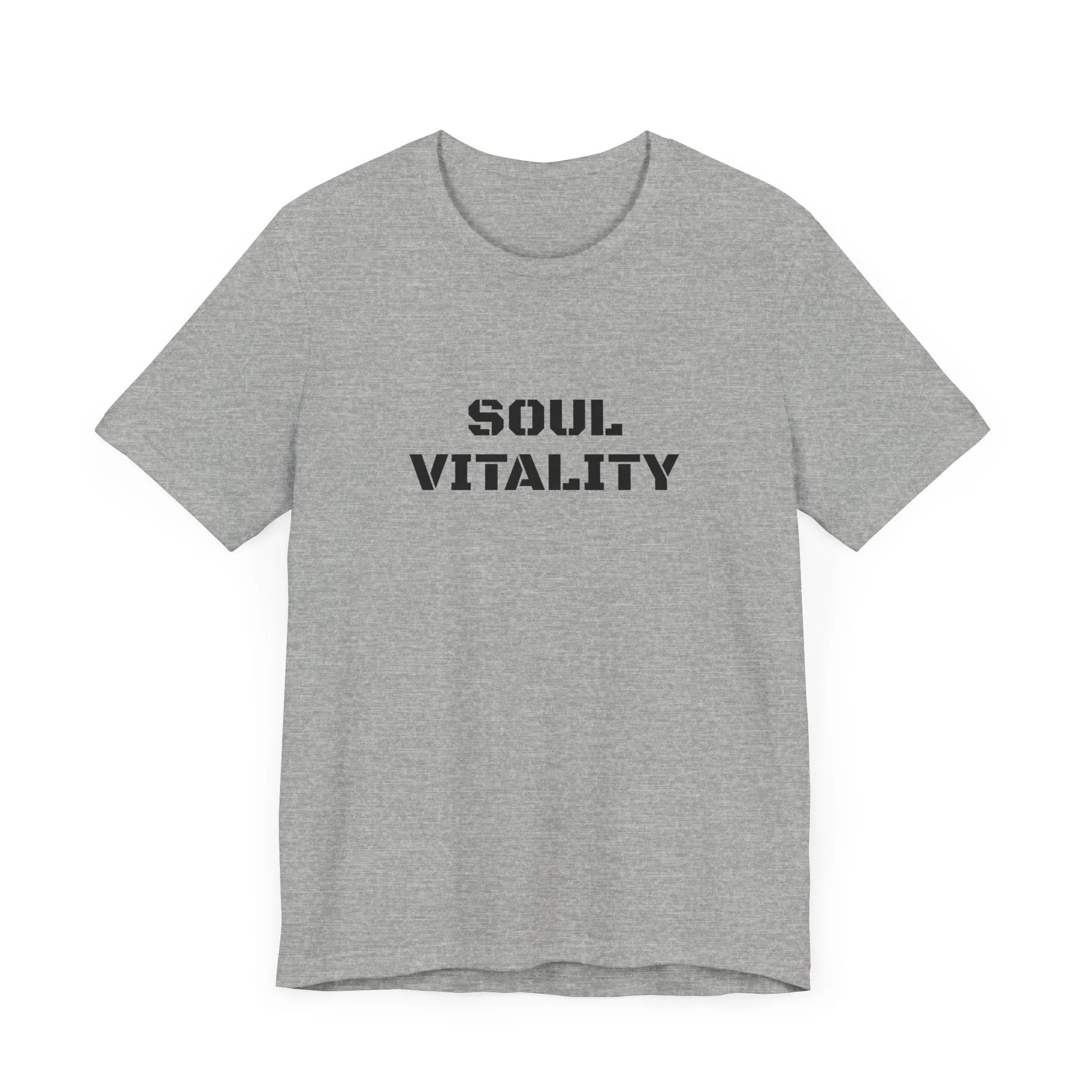 Inspirational Gym Shirts - Motivation for Your Workout - SOUL VITALITY - Front