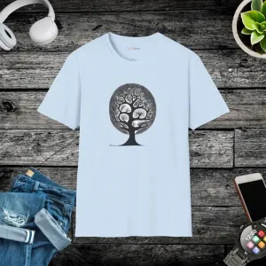 Intricate Tree Cotton Softstyle t Shirt Supreme Comfort