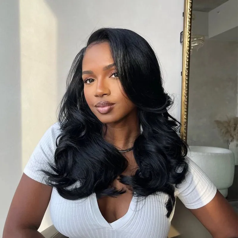 Invisi Strap Snug Fit 360 Transparent Lace Frontal Body Wave Bleached Knots Wig Fresh Length
