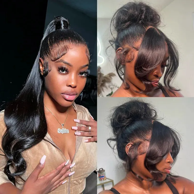 Invisi Strap Snug Fit 360 Transparent Lace Frontal Body Wave Bleached Knots Wig Fresh Length