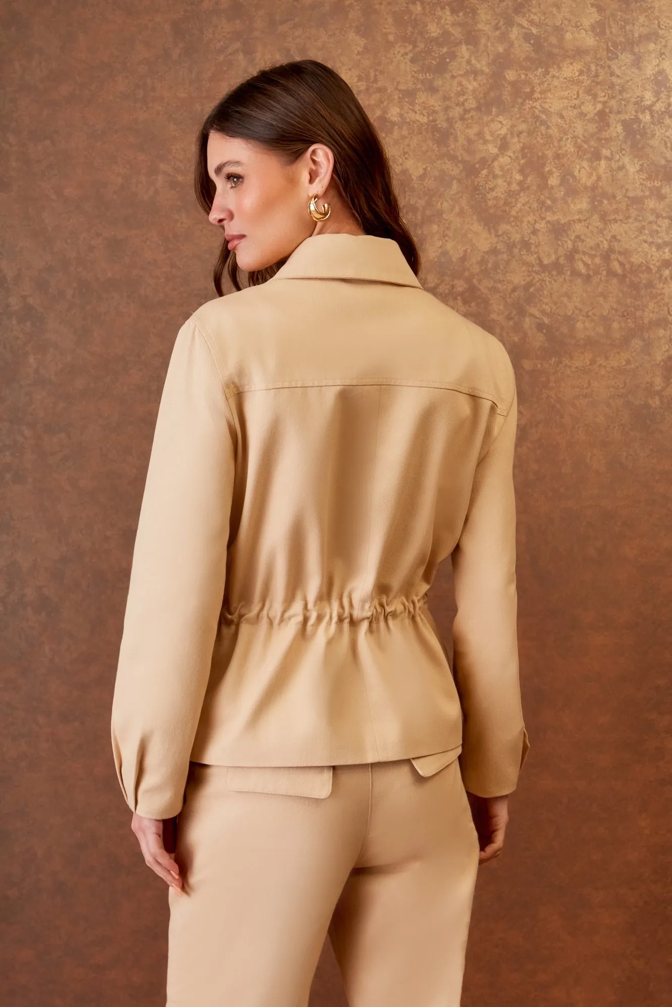 JAQUETA SARJA ROLOTE COLEÇÃO INVERNO 25