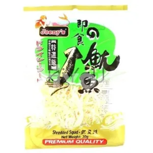 Jeeny's Shredded Squid 30g ~ Jeeny's 鱿鱼丝 30g