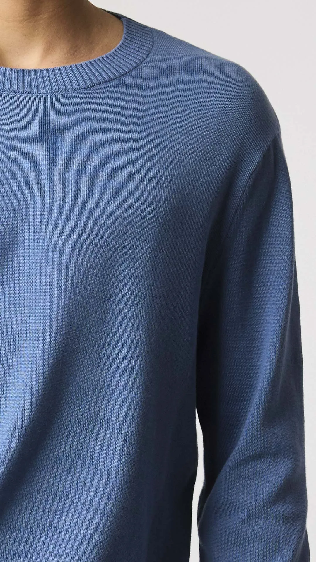 JERSEY KNITTED FISH SKY BLUE