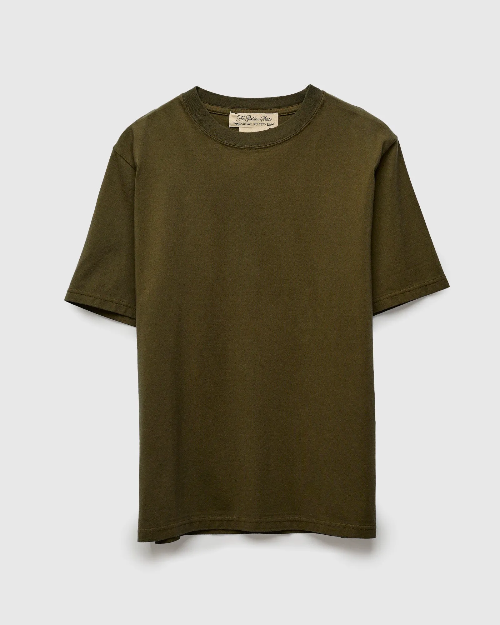 Jersey Regular T-Shirt in Olive