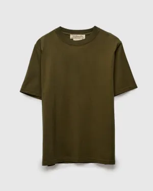 Jersey Regular T-Shirt in Olive