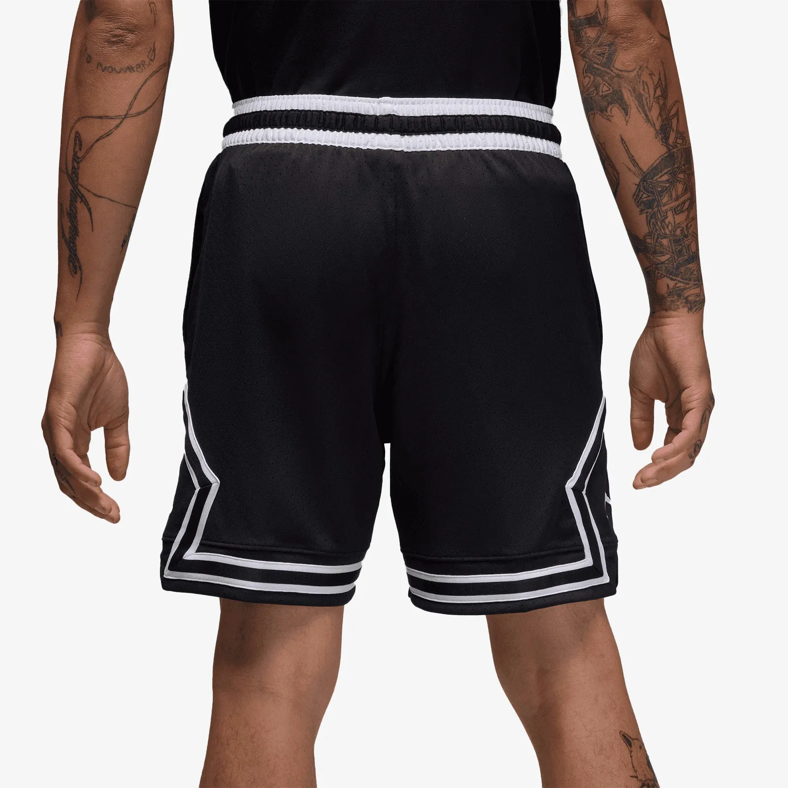 Jordan Sport Dri-FIT Mesh Diamond Shorts - Black/White