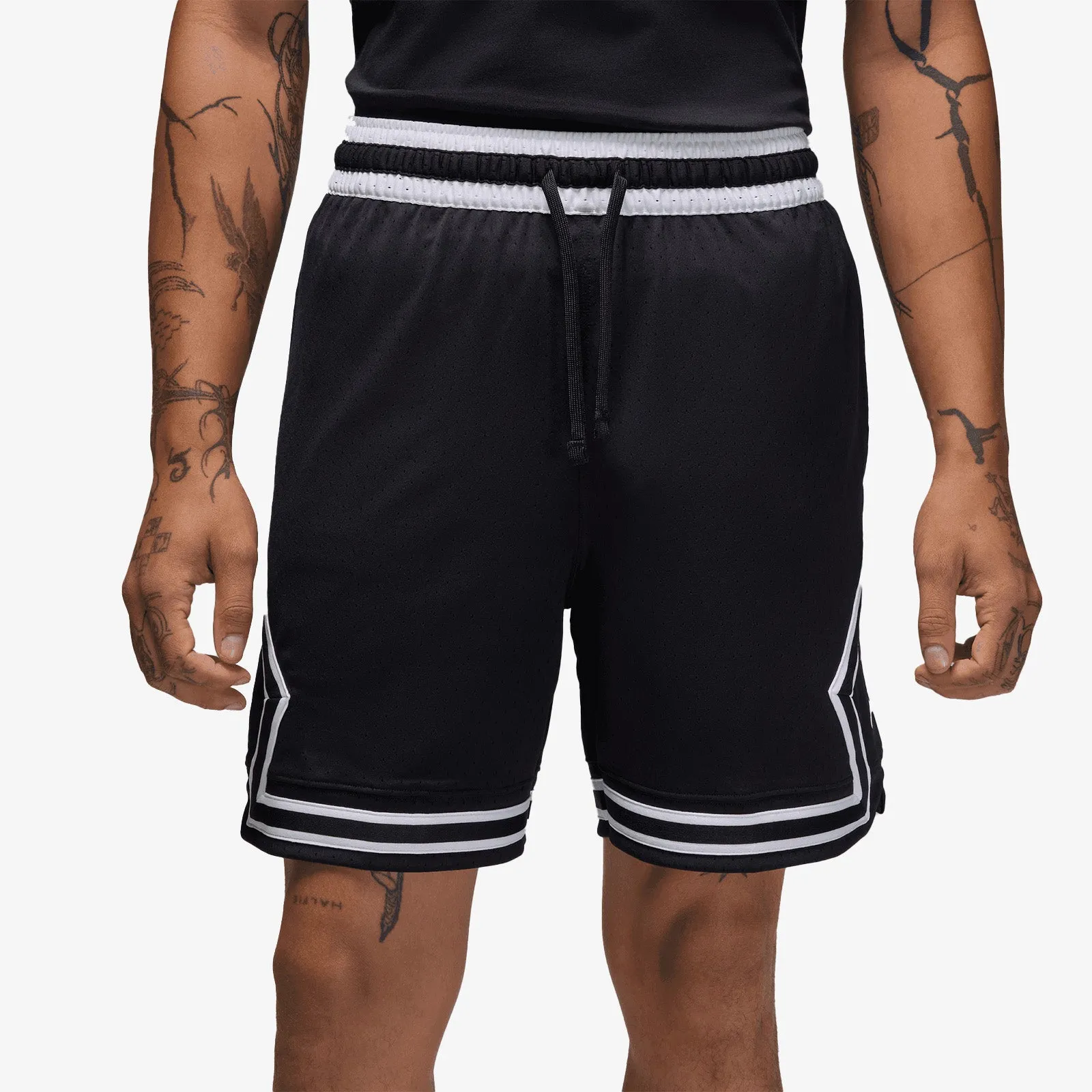 Jordan Sport Dri-FIT Mesh Diamond Shorts - Black/White