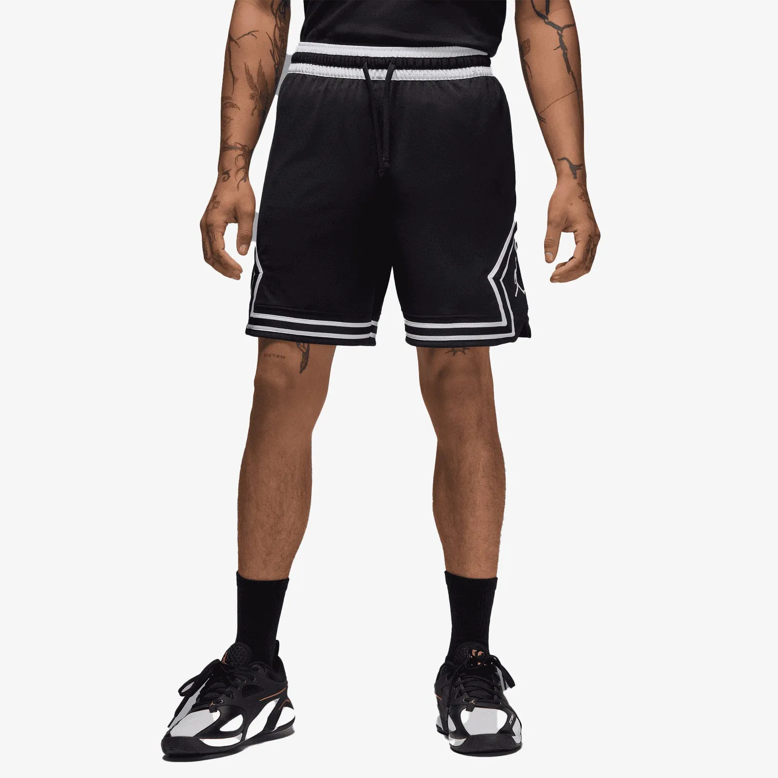 Jordan Sport Dri-FIT Mesh Diamond Shorts - Black/White