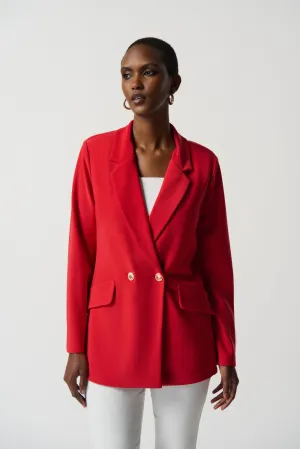 Joseph Ribkoff Magma Red Blazer Style 231109