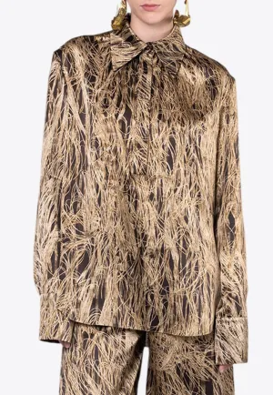 Juniper Feather Print Shirt